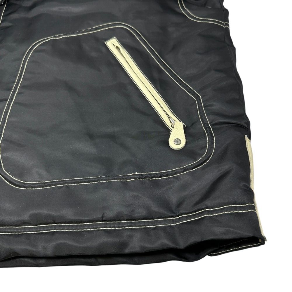 Roadmaster Civvy Motorcycle Co. Rare Black Biker Jacket Quilted‎ Lining Size 2 - Picture 8 of 16